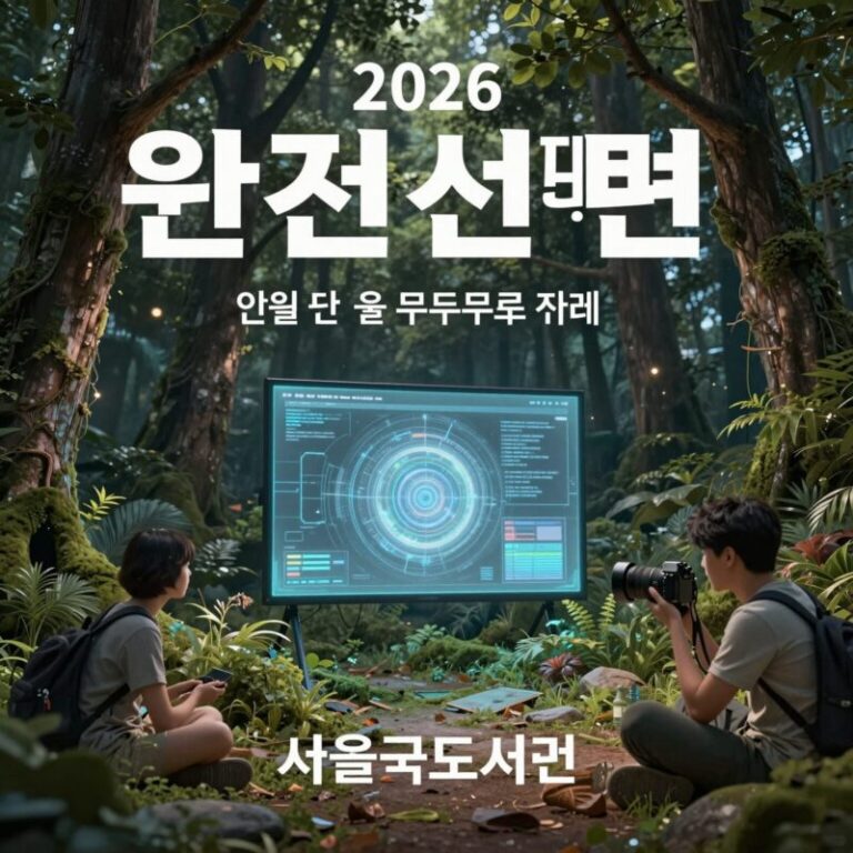 2026 서울국제도서전 공식 포스터 인간선언 호모 두두리 주제 이미지