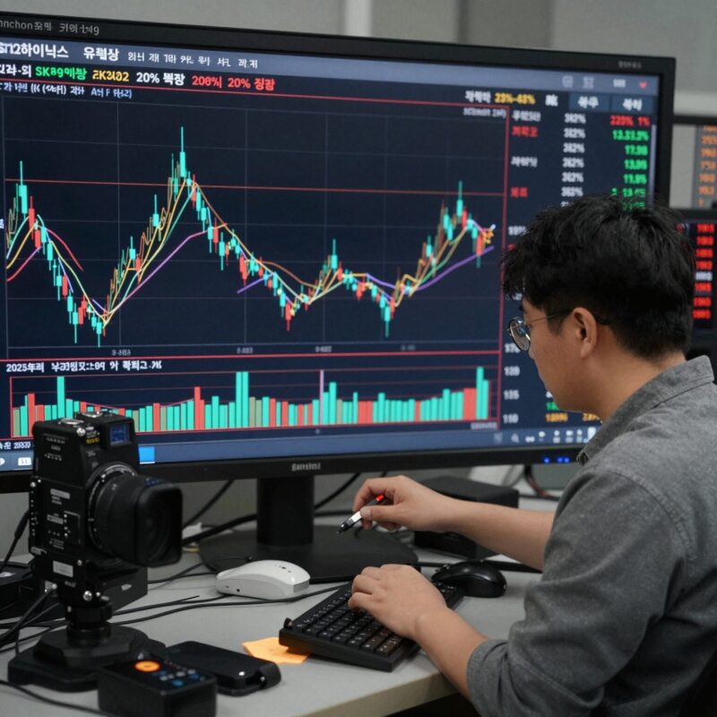 SK하이닉스 유럽 20% 폭락 이유 1 SK하이닉스 유럽장 20% 폭락 장중 차트