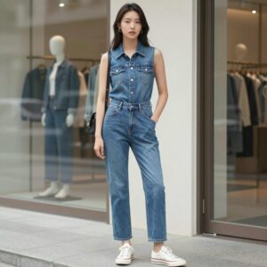 뱅뱅 여름 청바지 인기 모델 일자핏 슬림핏 쿨 스판 데님 동탄점 매장 전경