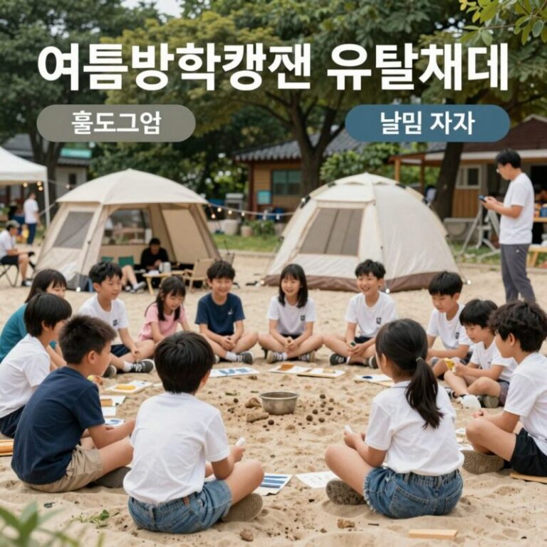여름방학캠프 유형별 비교 이미지