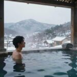 부킹닷컴 6월 할인코드 40% 절약 다카야마 우안 호텔 최상층 노천 온천 전경