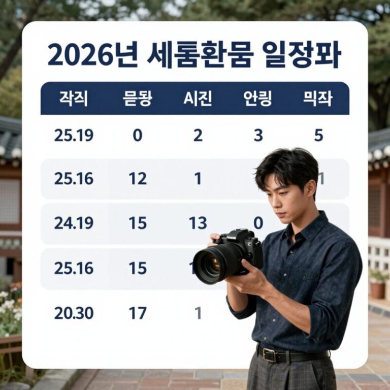 2026년 세금환급 일정표