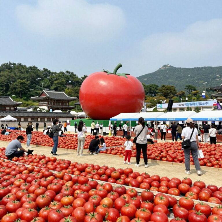 2026 퇴촌토마토거리축제 행사장 전경과 방문객 모습