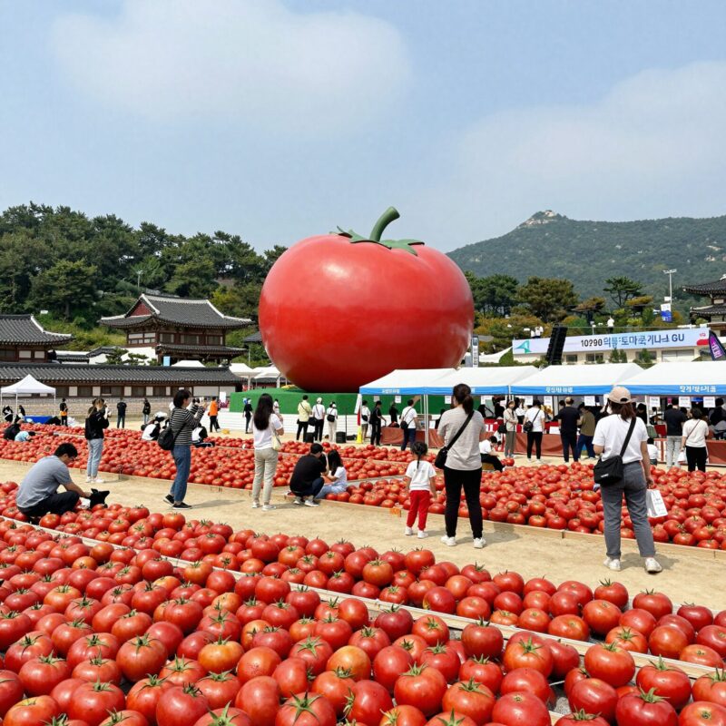 퇴촌토마토축제 2026 일정과 즐길거리 1 2026 퇴촌토마토거리축제 행사장 전경과 방문객 모습