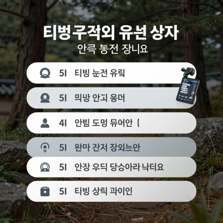 티빙 개인정보 유출 항목과 보안 상태를 설명하는 표 이미지
