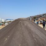 암막양산 내부 암막 코팅으로 햇빛 차단 효과