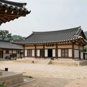 전남 구례 운조루 고택의 타인능해 뒤주와 고택 전경, 6.25전쟁 중에도 이웃의 도움으로 보존된 역사적 장소