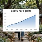 미국 5월 CPI 발표일과 예상치 그래프