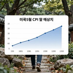 미국 5월 CPI 발표일과 예상치 그래프