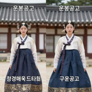 운봉공고 전경과 참교육 드라마 속 구운공고 비교 이미지