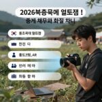 2026 북중미 월드컵 중계 채널 비교와 화질 차이를 설명하는 그래픽 이미지