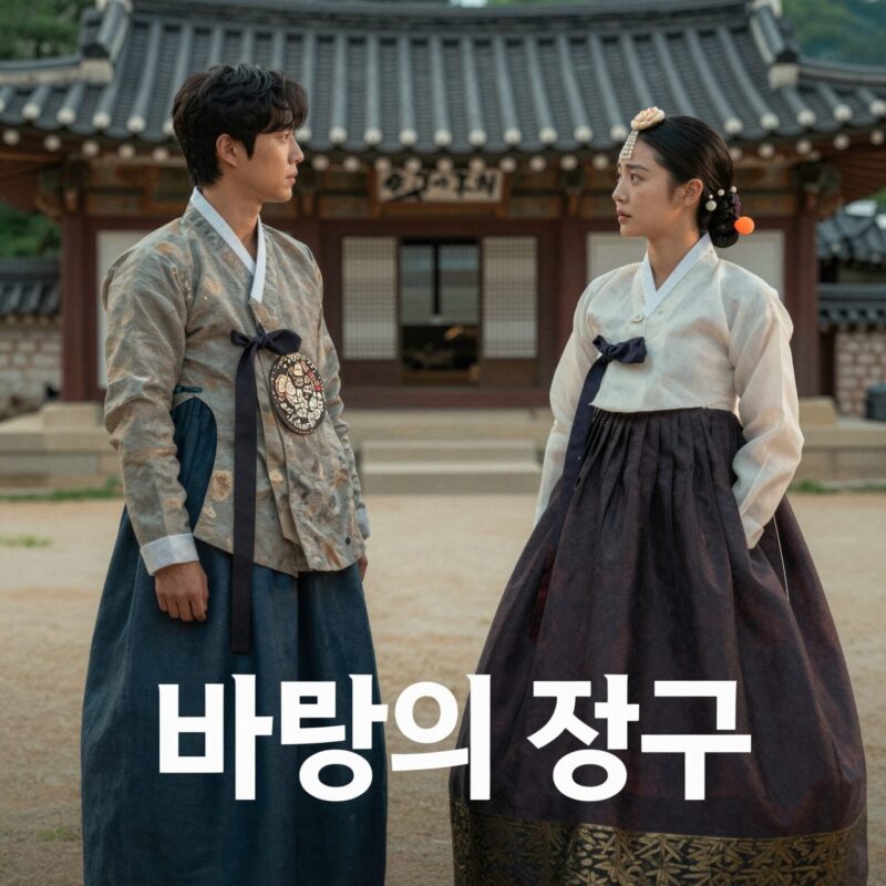 영화 바람의 짱구 장면과 박지원의 시 연암억선형의 연결을 상징하는 이미지