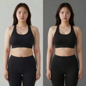 130kg에서 56kg으로 감량한 나는솔로 32기 영숙의 다이어트 전후 모습