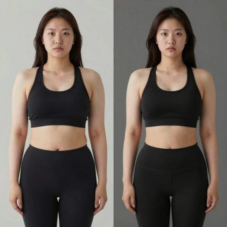 130kg에서 56kg으로 감량한 나는솔로 32기 영숙의 다이어트 전후 모습