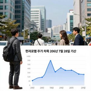 현대로템 주가 차트 2026년 7월 28일 기준