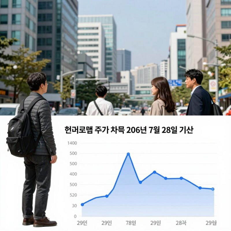 현대로템 주가 차트 2026년 7월 28일 기준