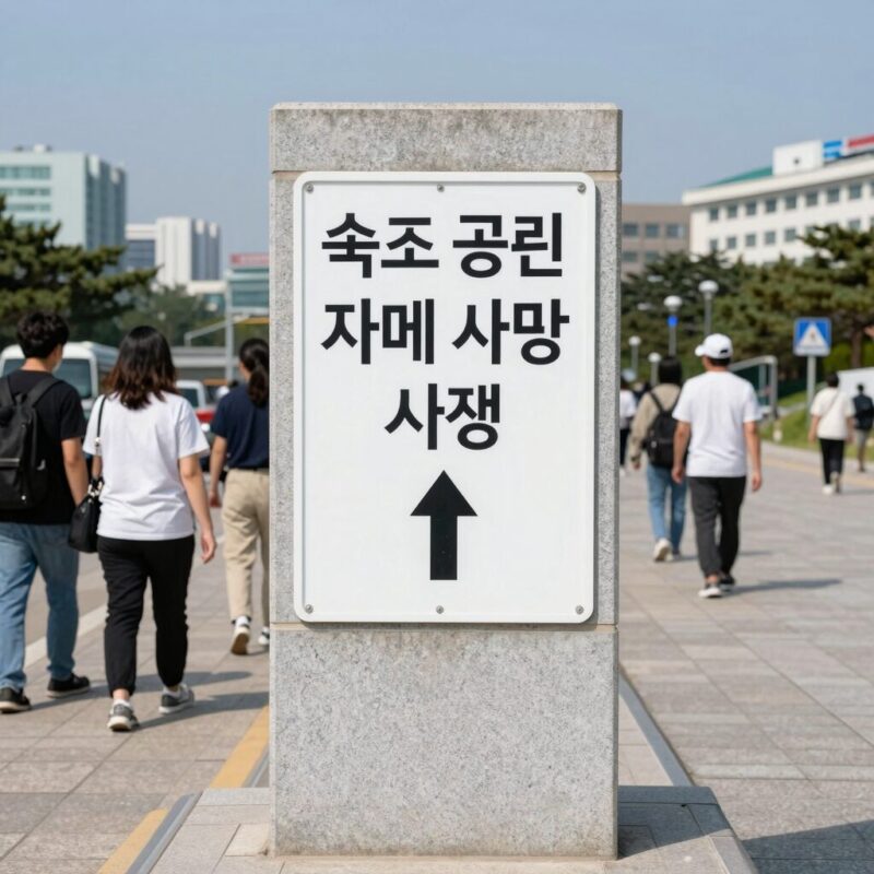 속초 공원 자매 사망 사건 관련 안전 주의 이미지