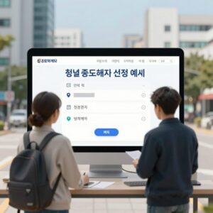 청년도약계좌 특별중도해지 신청 화면 예시