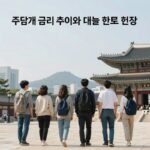주담대 금리 8% 육박 실수요자 대출 전략 주담대 금리 추이와 대출 한도 축소 현황을 나타내는 그래프