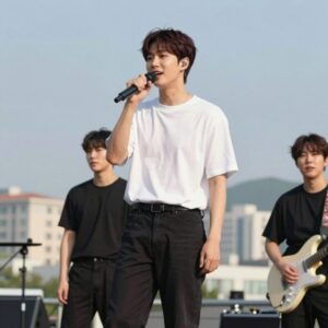 가수 박지현의 무대 위 시원한 모습