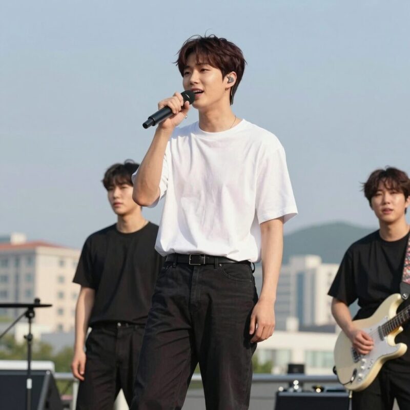 가수 박지현의 무대 위 시원한 모습