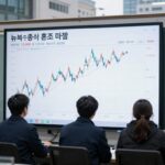 뉴욕증시 혼조 마감 엔비디아 5% 급락 뉴욕증시 혼조 마감 엔비디아 급락 차트