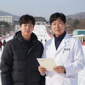 허양임 의사 아들 승재 뉴질랜드 스키캠프에서 찍은 사진과 손편지