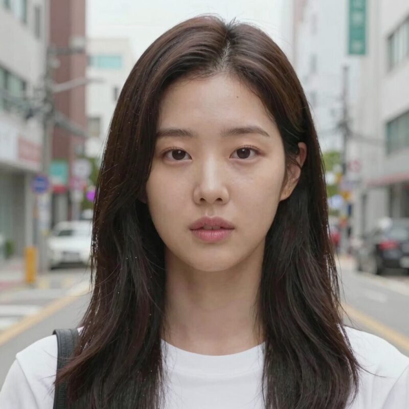 배우 정연의 최근 프로필 사진. 그녀는 단정한 헤어스타일에 차분한 표정으로 카메라를 바라보고 있다.