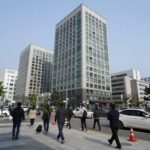 일본 구마모토 지진 당시 한국 고층 건물에서 느낀 흔들림과 지진파 전파 개념도
