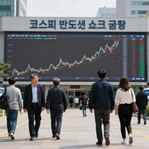 코스피 반도체 쇼크 급락 차트
