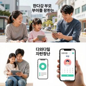 한다감 부모님 나이를 확인하는 다양한 방법을 설명하는 표와 일러스트