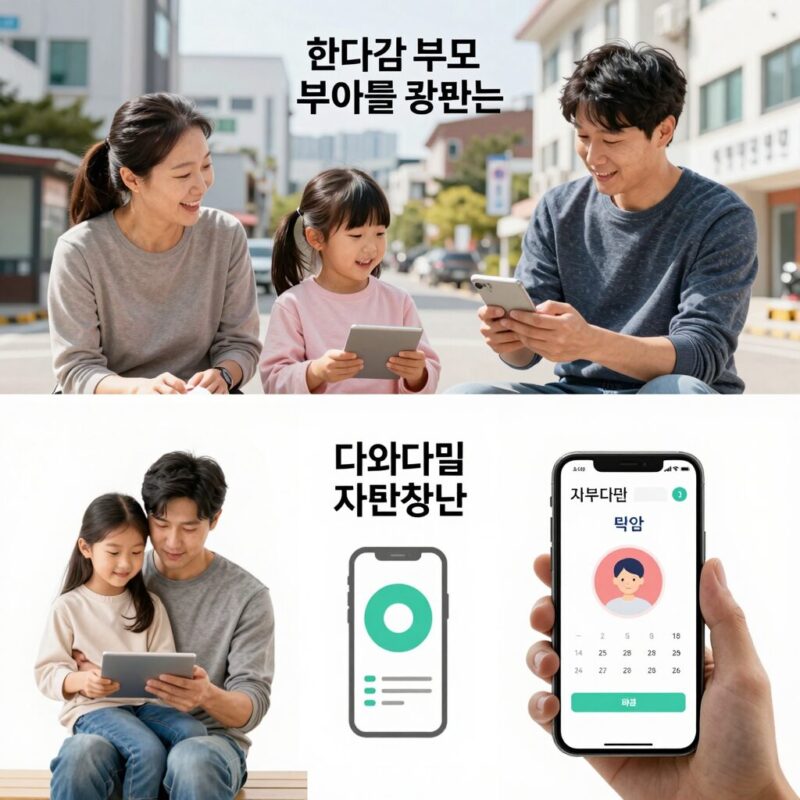 한다감 부모님 나이 확인 1 한다감 부모님 나이를 확인하는 다양한 방법을 설명하는 표와 일러스트