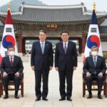 이 대통령 칠레 방문 정상회담 모습