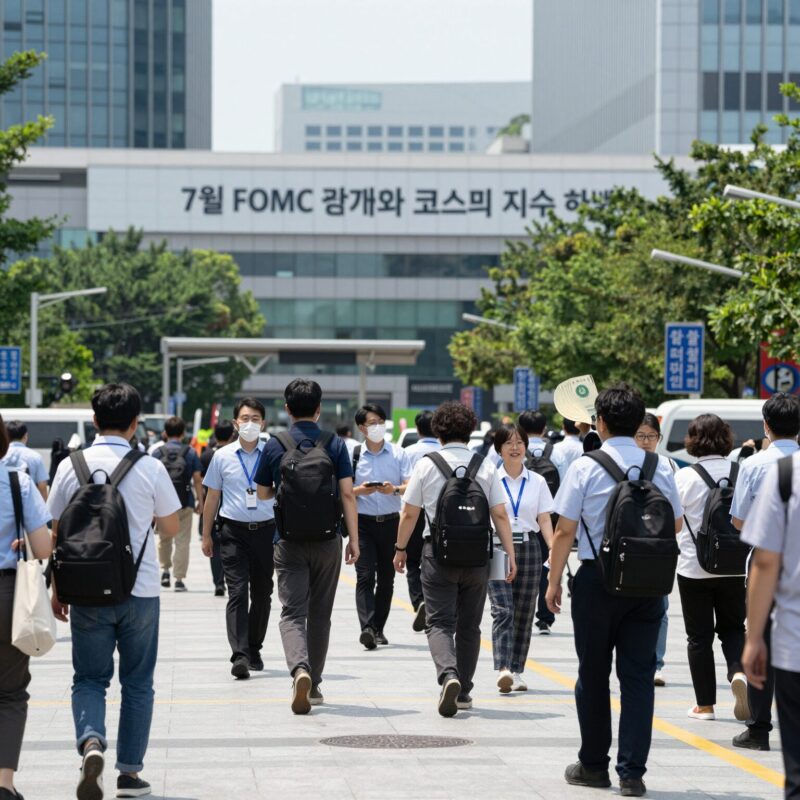 7월 FOMC 결과와 코스피 영향 분석 1 7월 FOMC 결과와 코스피 지수 하락, 외국인 매도세 분석