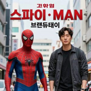 스파이더맨 브랜뉴데이 코믹스 표지 미스터 네거티브와 대치하는 스파이더맨