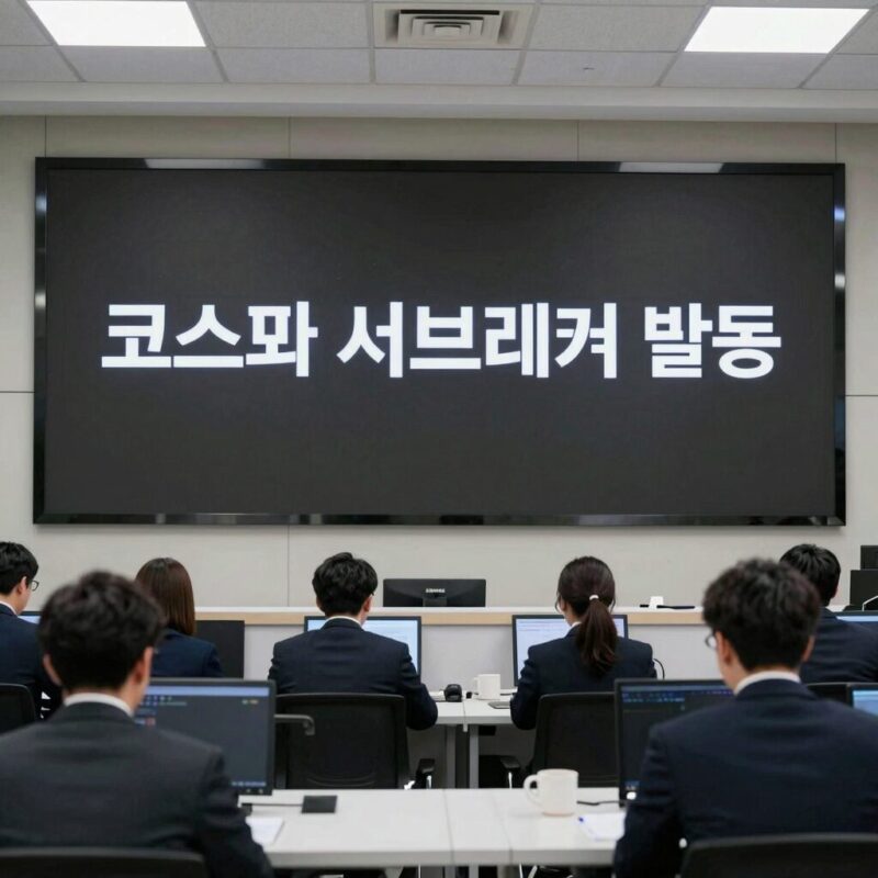 시험관 증시 급락 서킷브레이커 발동 현황 1 코스피 서킷브레이커 발동 장면 딜링룸 전광판