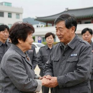 이용수 부회장 할머니가 일본군성노예제 피해 사실을 증언하고 있는 모습