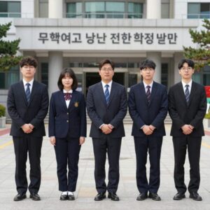 무학여고 남녀공학 전환 확정 발표 현장 사진