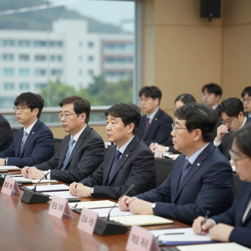 여야 재검표 합의 내용을 설명하는 국조특위 회의 장면
