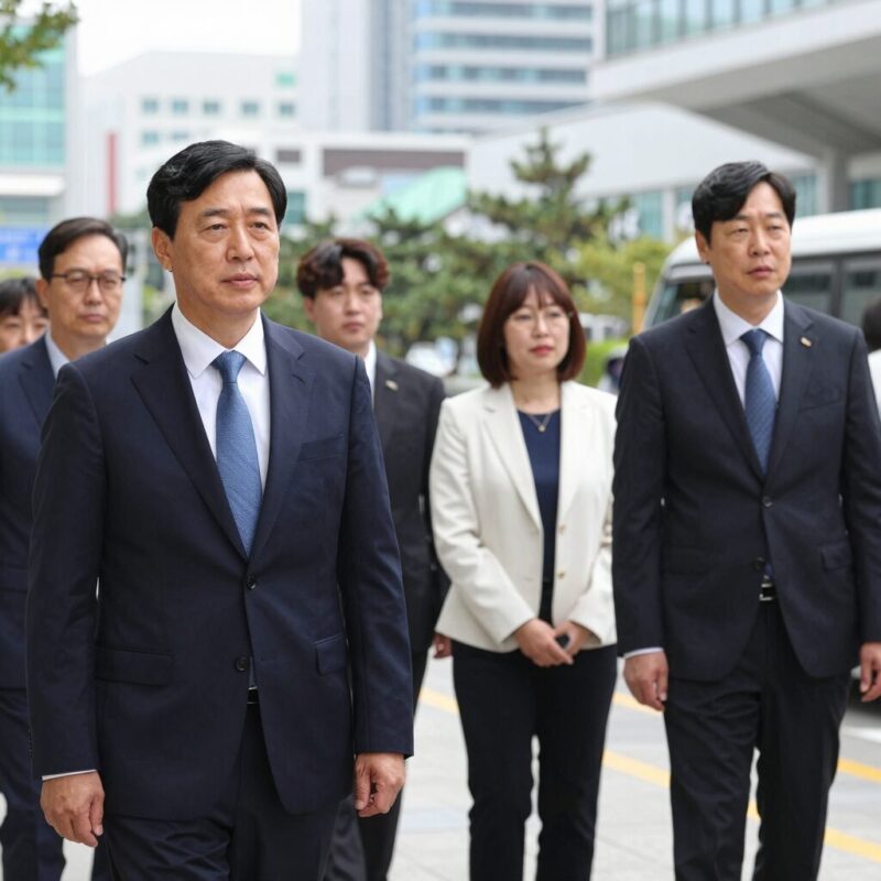 미셸 스틸 하원의원 한국 입국 당시 모습