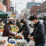 미국 뉴욕 브루클린 대형마트에서 장을 보는 시민들 PCE 물가 상승 영향