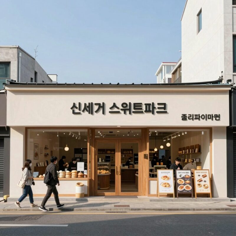 신세계 명동 미디어파사드와 식품 사업 재편 소식 1 신세계 대구 스위트파크 졸리파이마켓과 프랑스루브르바게트 매장 전경