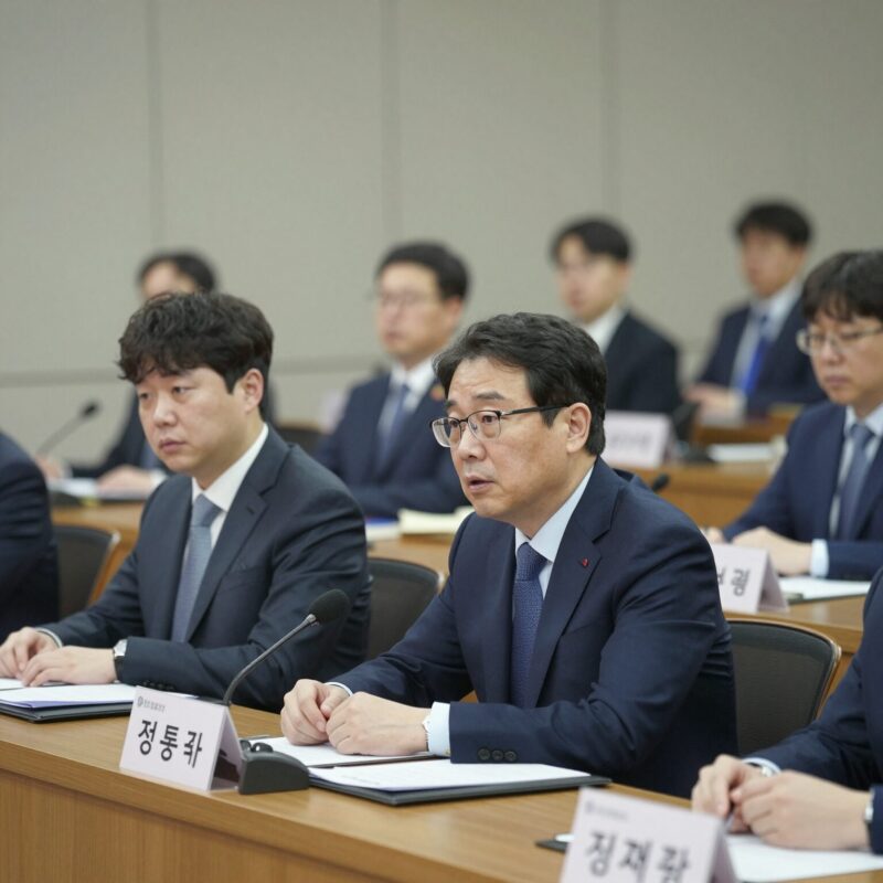 이재정 의원 청문회 문자 논란 전말 1 이재정 의원이 문화체육관광위원회 청문회에서 정몽규 전 축구협회장을 질타하는 모습에서 청문회 신뢰성에 대한 중요성을 보여주는 사진