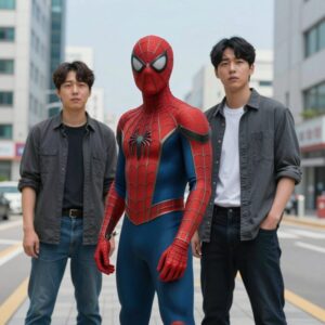 스파이더맨 브랜드 뉴 데이 톰 홀랜드와 젠데이아의 모습