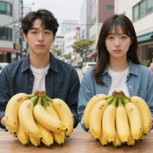 도쿄베리와 도쿄바나나 포장 비교