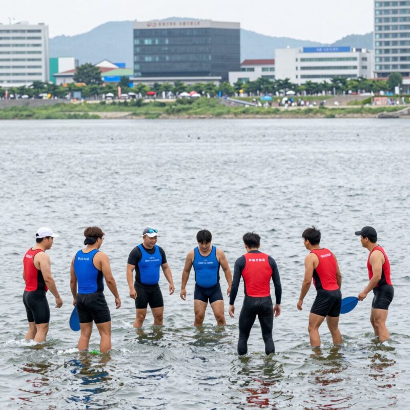 2026 정남진 장흥 물축제 탐진강에서 진행되는 물싸움과 수상 레포츠 현장