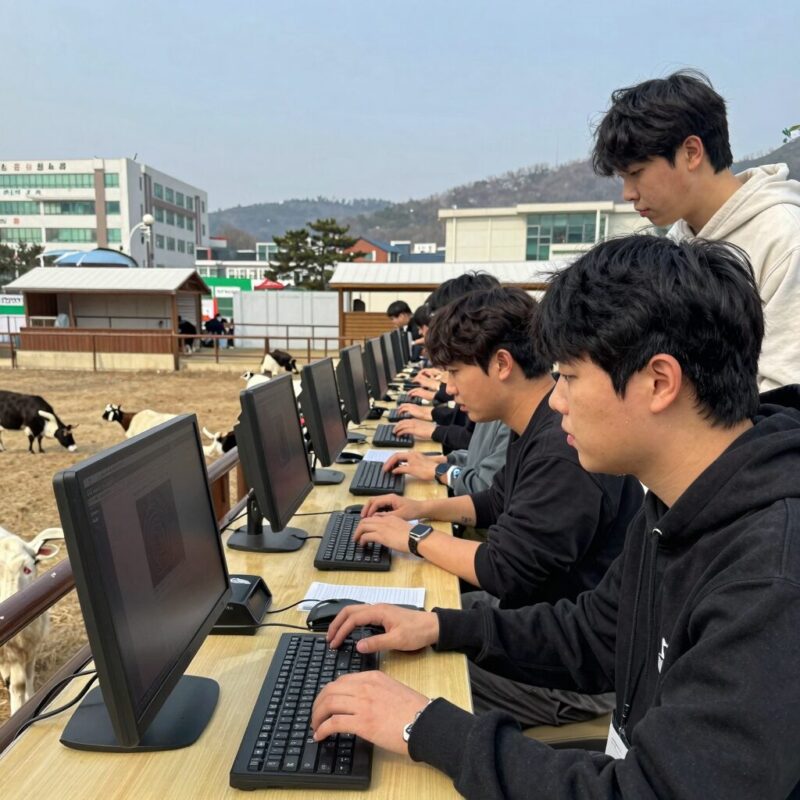 동물농장 성우 현장 이야기와 녹음 팁 1 동물농장 성우들이 모니터를 보며 녹음하는 현장 모습