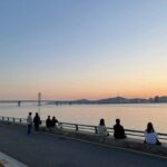 신도평화대교 개통 직후 신시모도 여행기 모도 배미꾸미조각공원에서 바라본 서해 낙조 풍경, 신도평화대교 개통 후 여유로운 드라이브 코스로 유명한 곳