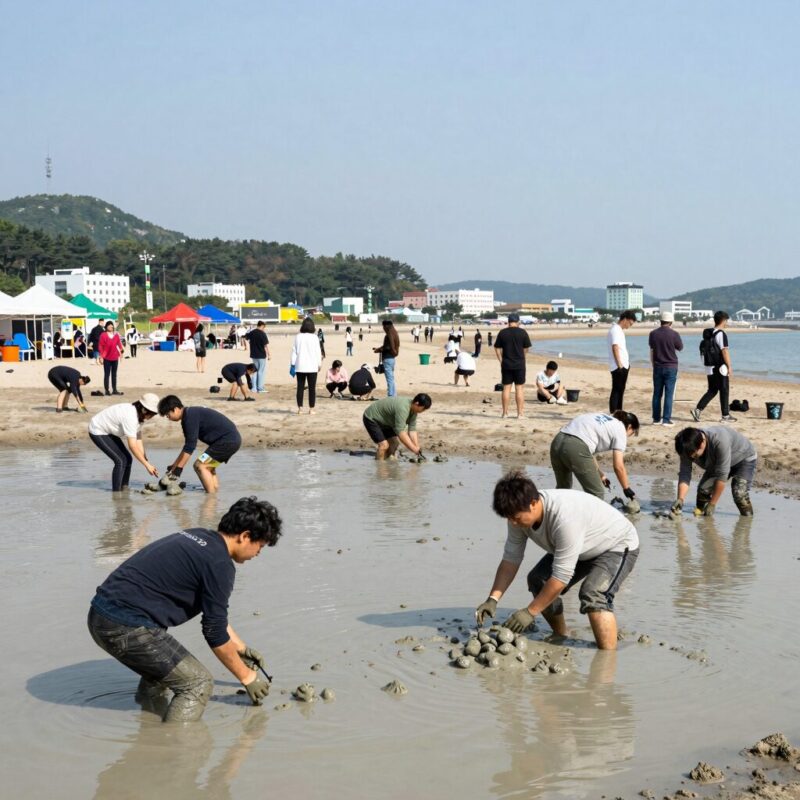 2026 보령머드축제 대천해수욕장 머드 체험 현장