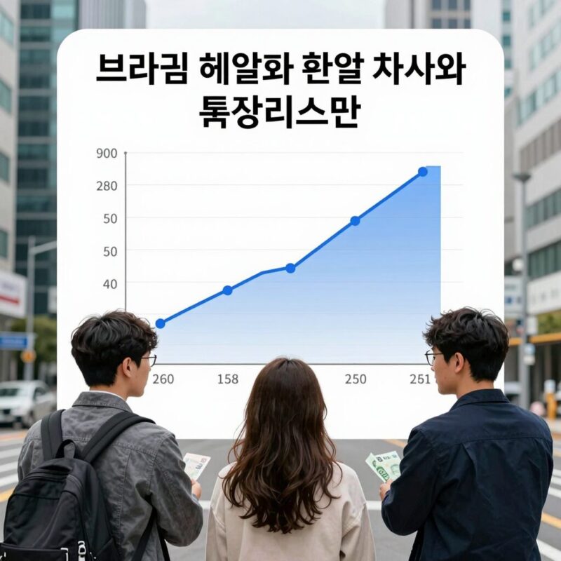 브라질 헤알화 환율 분석 차트와 투자 리스크 요소